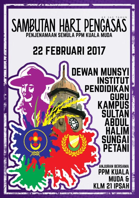 Mengelola Majlis Sambutan Hari Pengasas & Penjenamaan semula PPM Kuala Muda Peringkat daerah Kali ke-160 tahun 