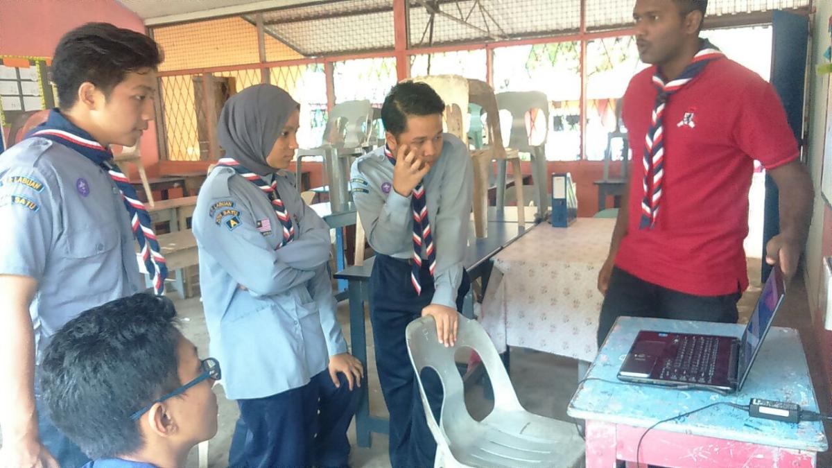 Pendaftaran Ahli Pengakap Kelana A Labuan dalam MOP