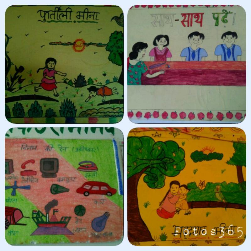Art competition- KGBV, Teehar