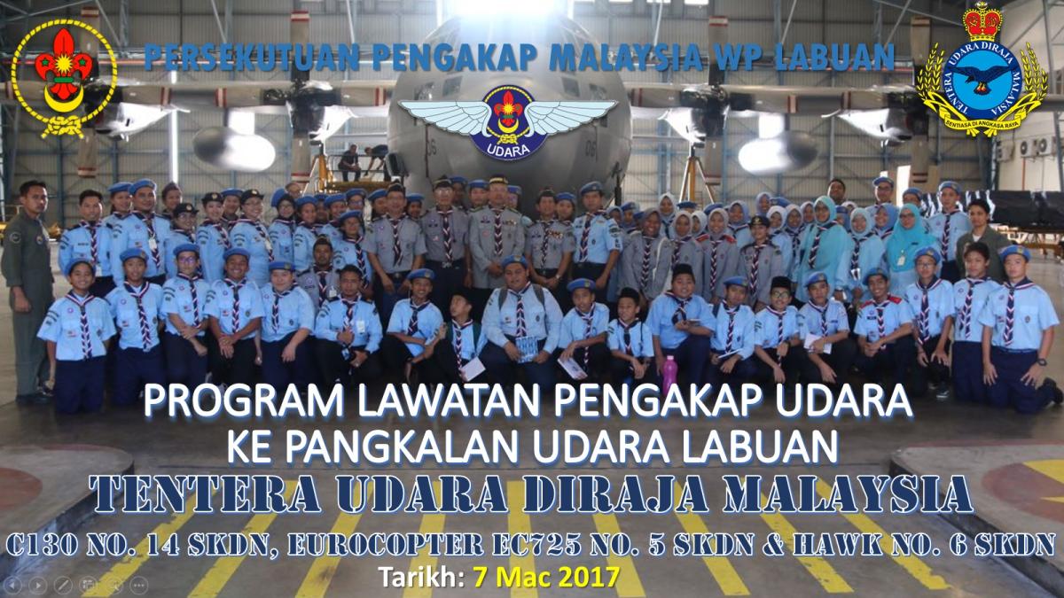 Program Lawatan Pengakap Udara Ke Pangakalan Udara Labuan (TUDM)
