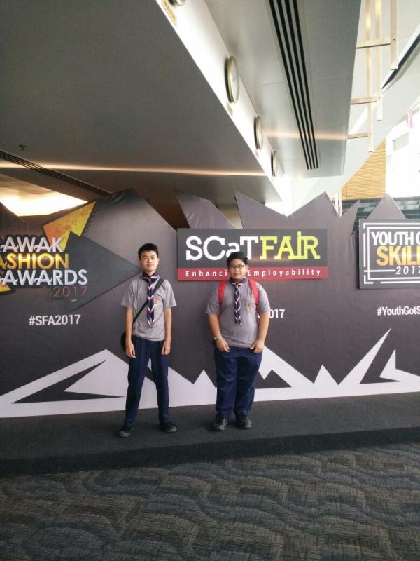 1st Kuching Scouts At the SCaT Fair
