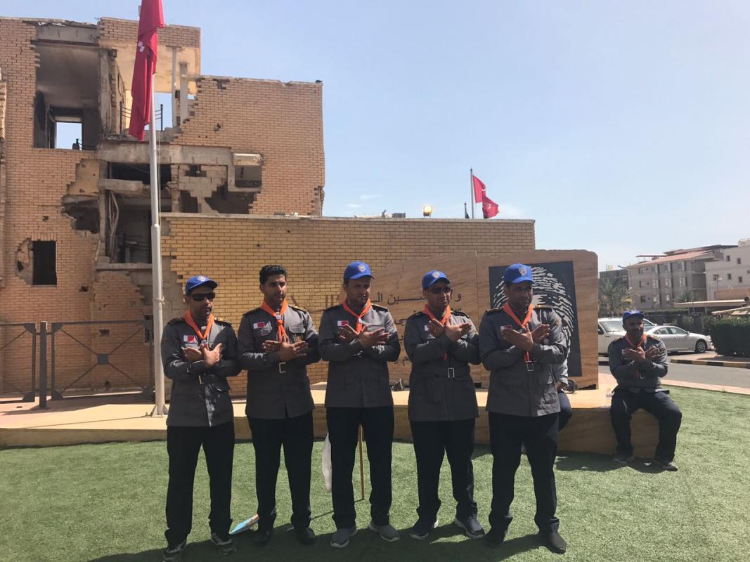 المشاركة في ملتقى الأحبة الثاني بين جوالة النخبة الكويتية وجولة المالكية البحرينية 