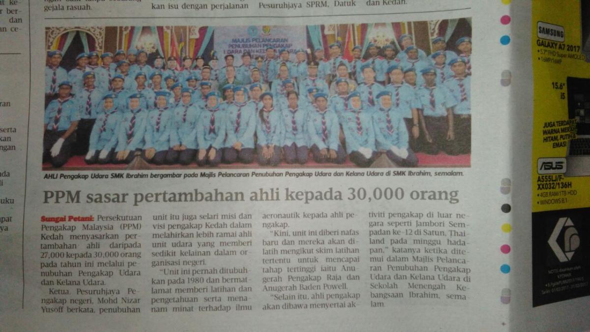Majlis Pelancaran Penubuhan Pengakap Udara
