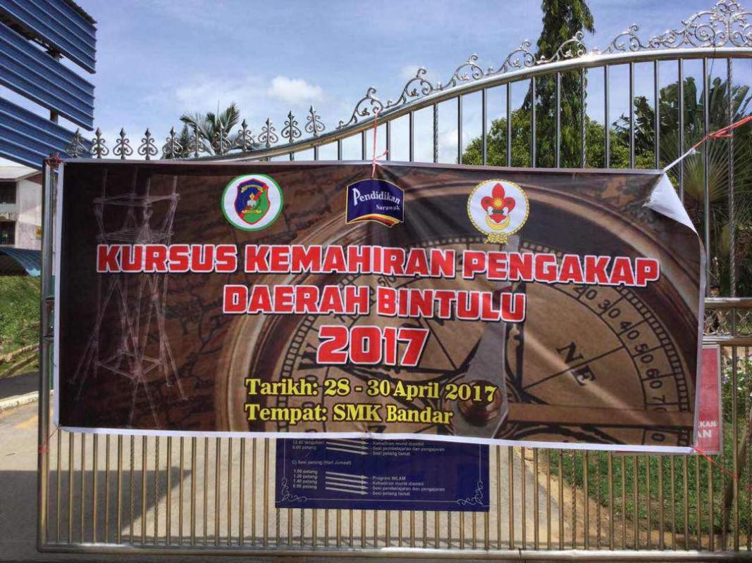 KURSUS KEMAHIRAN PENGAKAP DAERAH BINTULU SARAWAK 2017