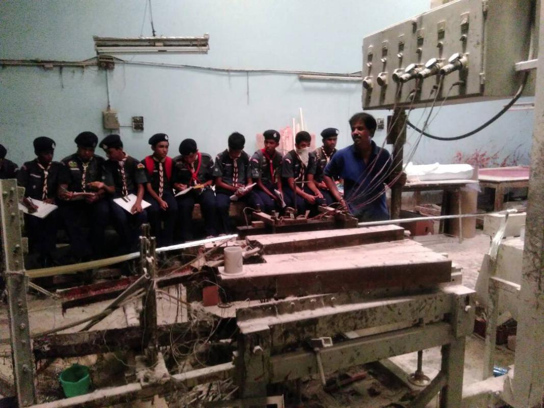 visiting a fiber factory to know its manufacturing process