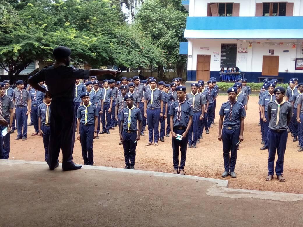 service at scout camp
