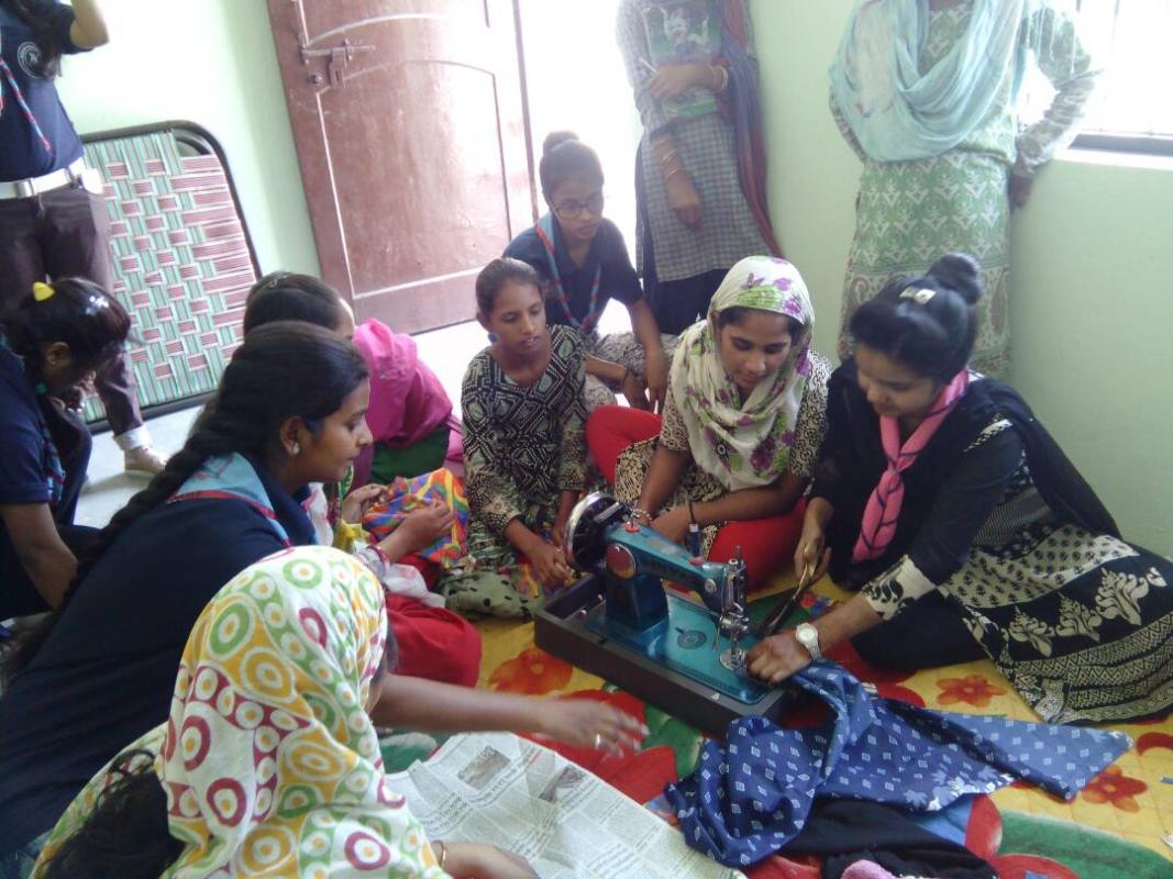 Skill Development project For Village Girls (TAILORING)