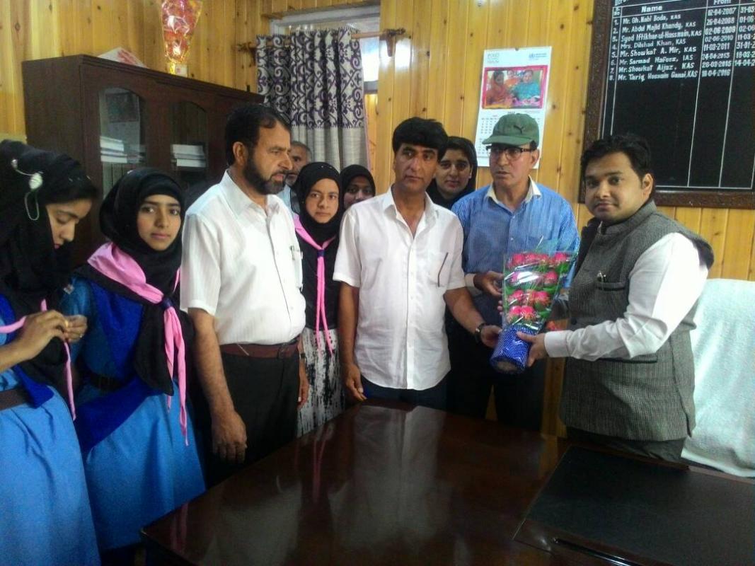 Meeting with D.C commissioner Ganderbal