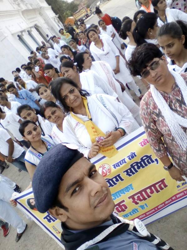 Awareness Rally For  Yoga 
