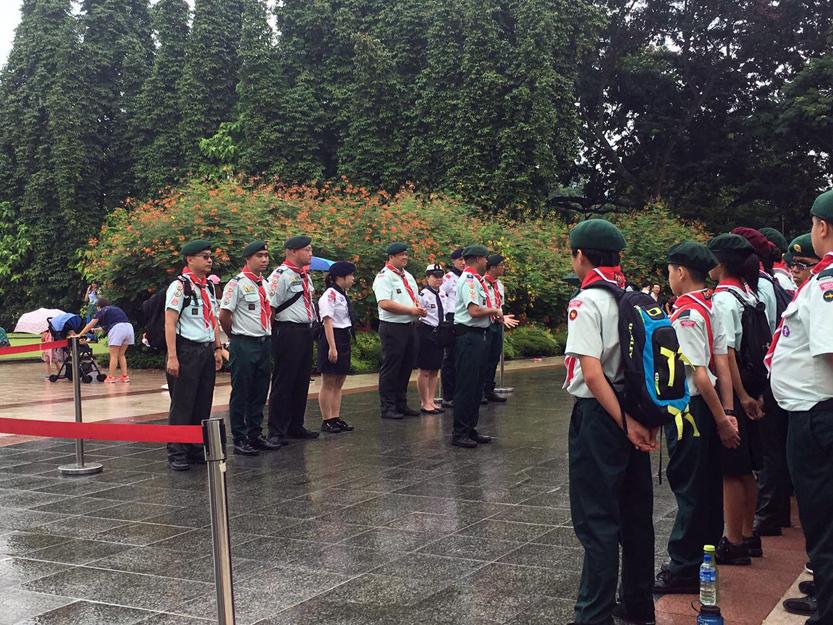 The President Team: Chief Scout Hospitality Istana Service Duty