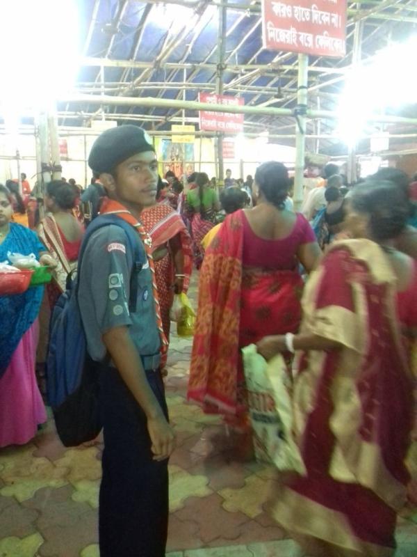 SERVICE IN BIPATTARINI CHANDI BARI.