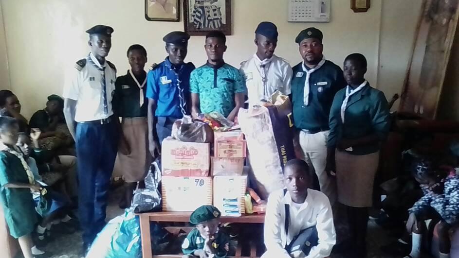 Scouts show love to Orphans