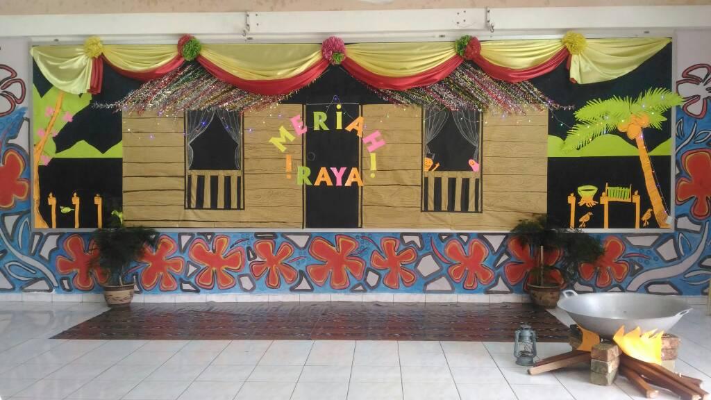 Hiasan latar suasana kampung