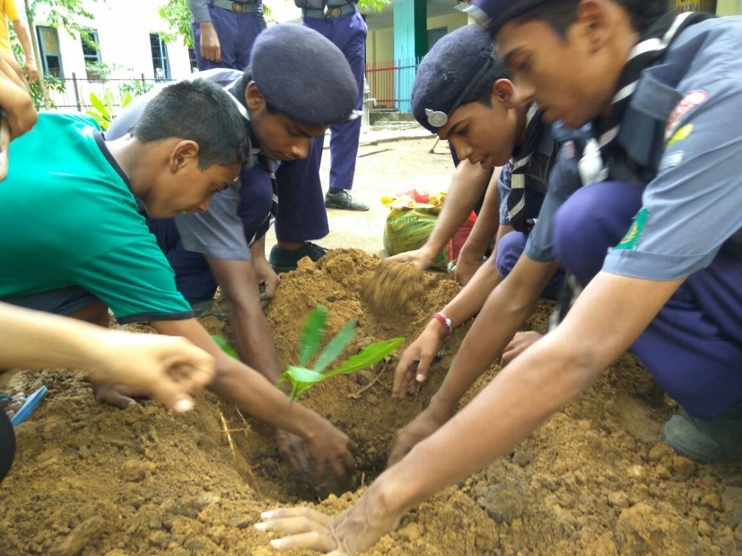 Tree planting and pollution awareness Campaign
