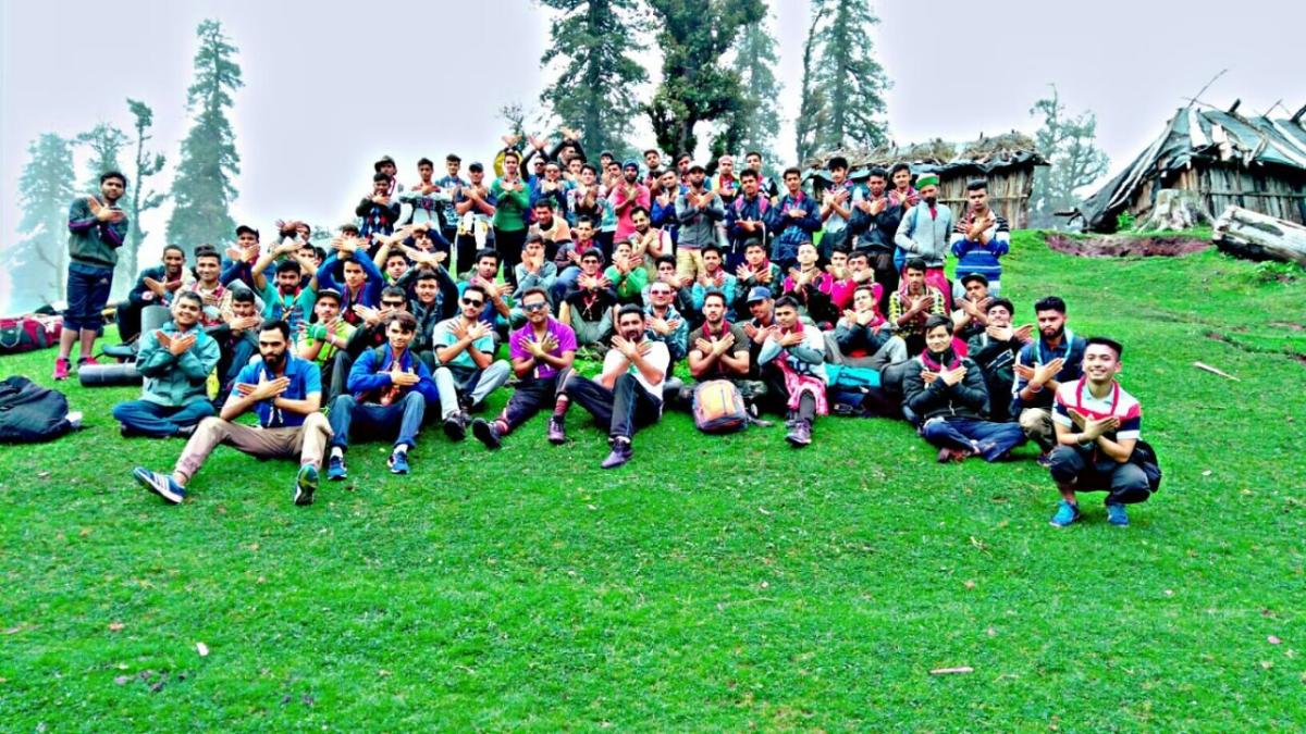 State lever Trakking cum environmental awareness program Chopal sarain Shimla Himachal Pradesh