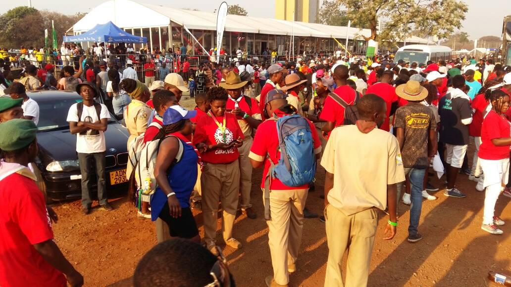 SCOUTS SERVE AS PEACE OFFICERS AT THE NATIONAL CARNIVAL CELEBRATION