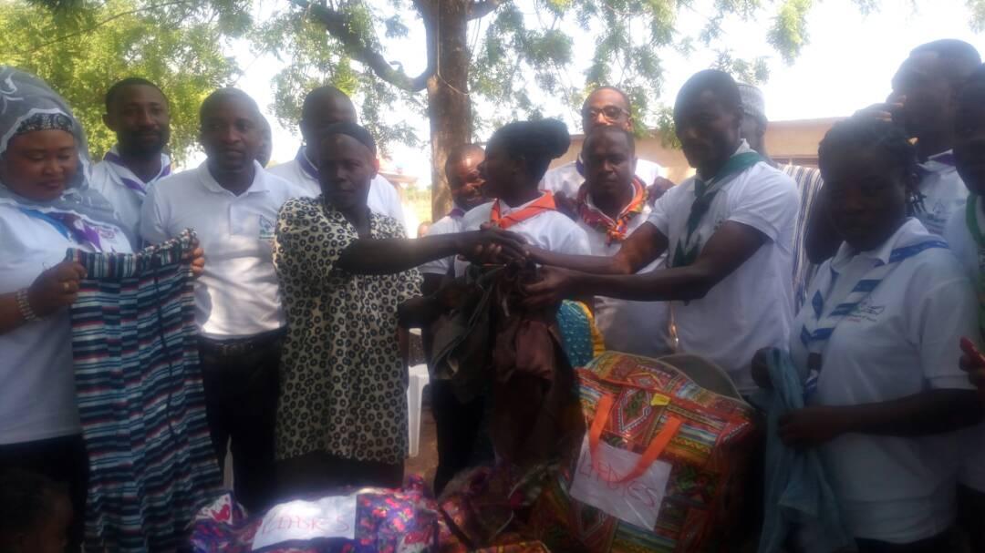 THE NATIONAL MOP COORDINATORS DONATES ITEMS TO FIHINI VILLAGE IN TOLOON DISTRICT -TAMALE.