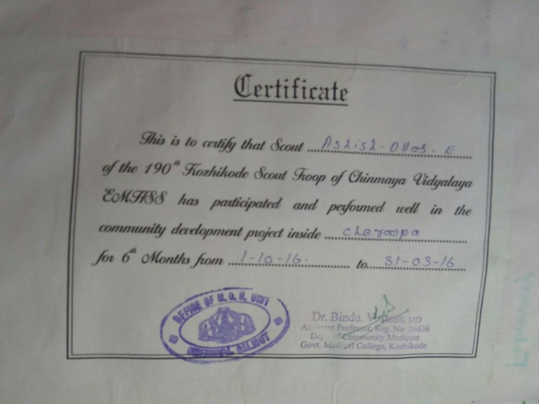 HIV/AIDS (6 month Community Development Project)