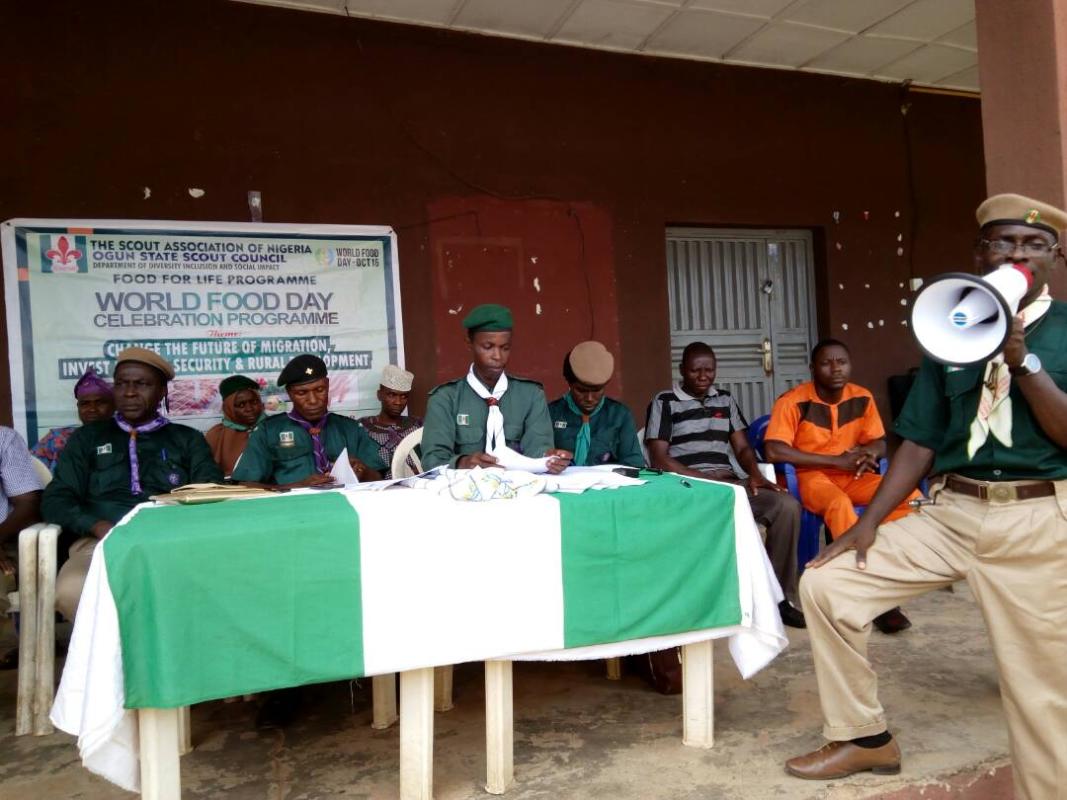 Food for life Programme by Yewa Provincial Scout Council