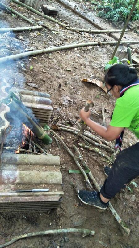 Masakan rimba  (Kem Pra Pentarafan)