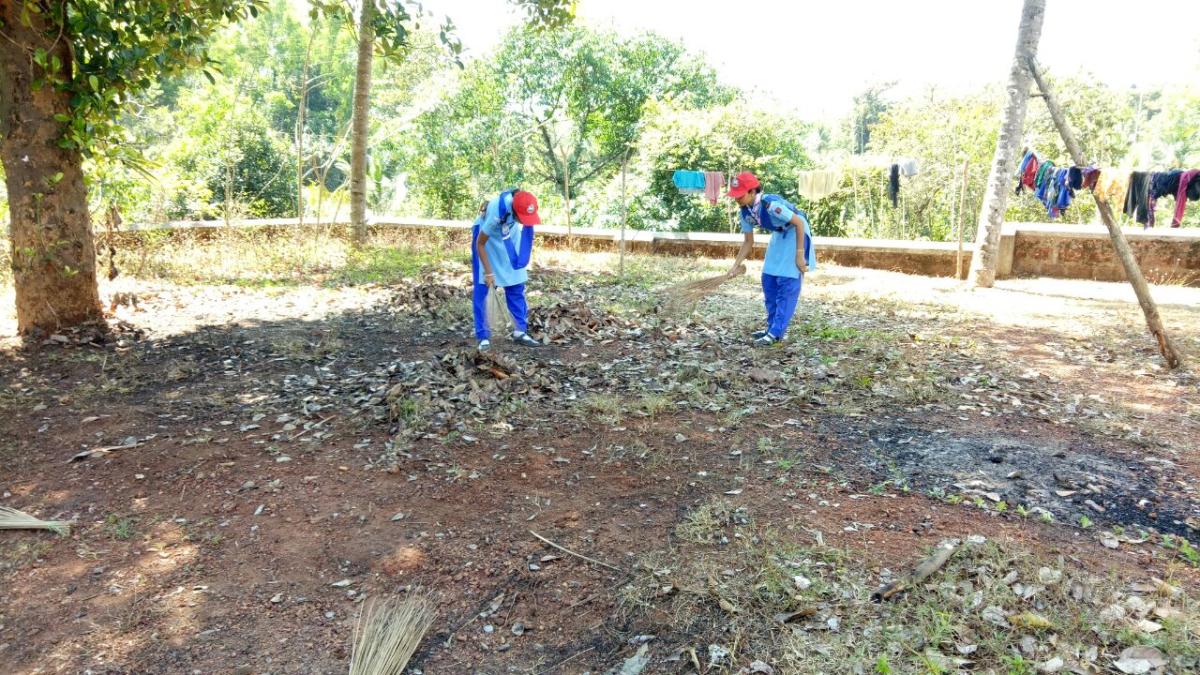 Community work at saja school
