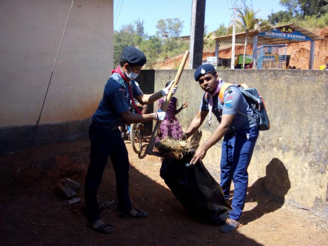Cleaning near Bannur Office