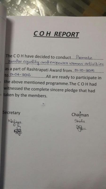 COH REPORT :