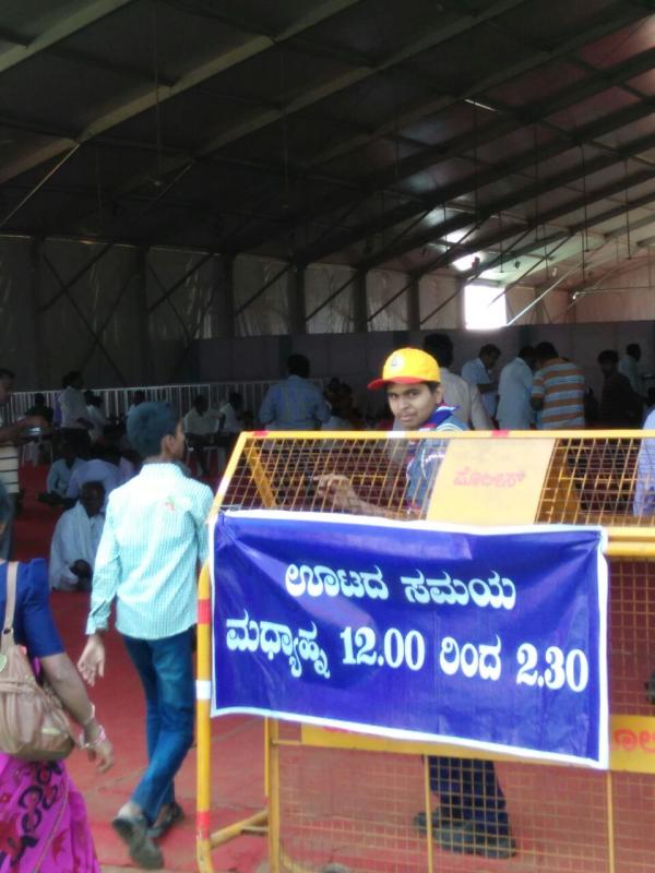 Mahamastakabisheka service camp