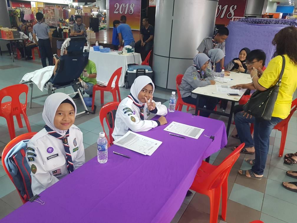 Kempen Derma Darah di Ujana Kewangan Labuan.