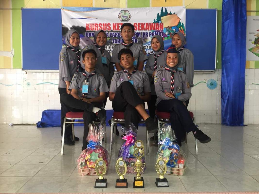 Hari Terakhir bersama ketua ketua patrol . melakukan pelbagai aktiviti Khidmat masyarakat bersama sama 