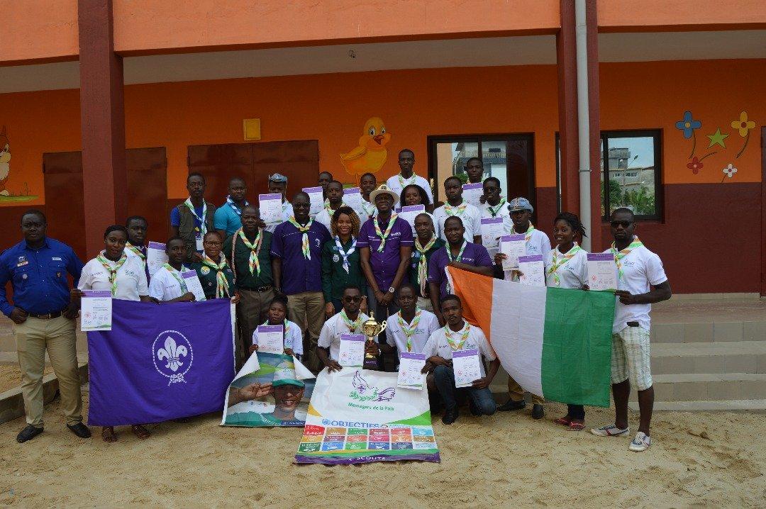 SEMINAIRE DE FORMATION DES MOP (MESSAGERS DE LA PAIX) ORGANISE PAR LA FEDERATION IVOIRIENNE DE SCOUTISME