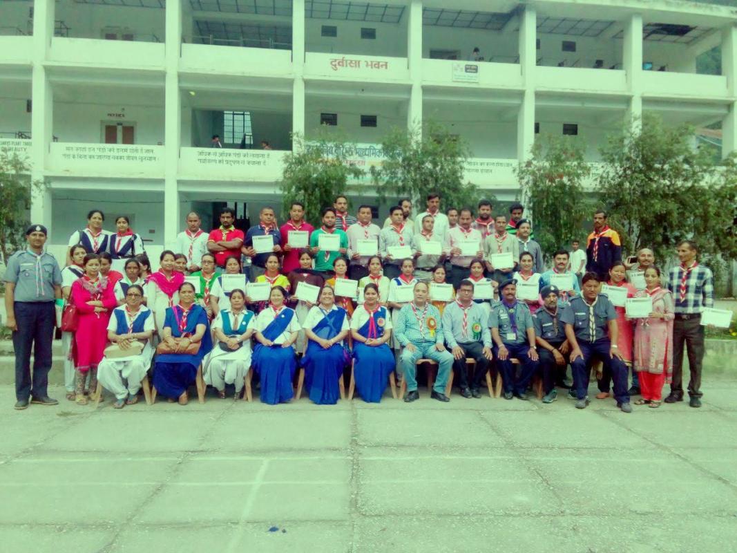 तृतीय सोपान प्रशिक्षण शिविर में दी सेवाएं।