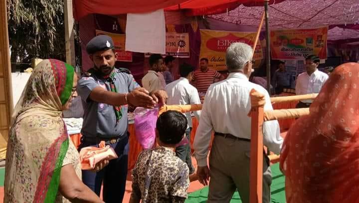 Service in Mela Nav Samwat 2075