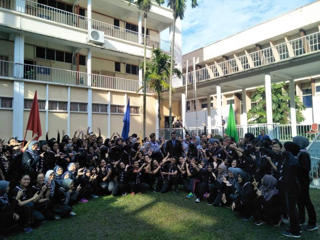 Unit Beruniform Pengakap - Perhimpunan Pagi 