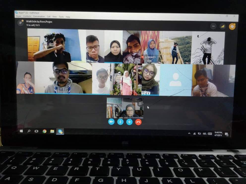 "WalkSide by Rovs Project" Our 2nd meeting via Skype