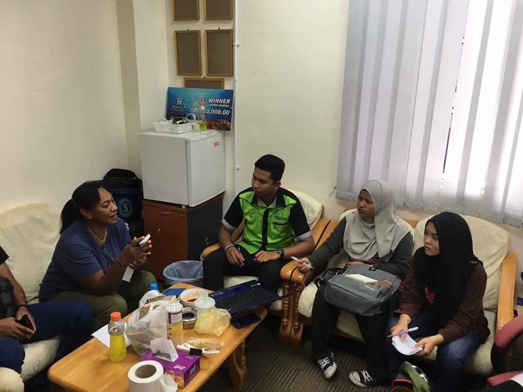 The meeting with the staff of UMT Centralized laboratory.