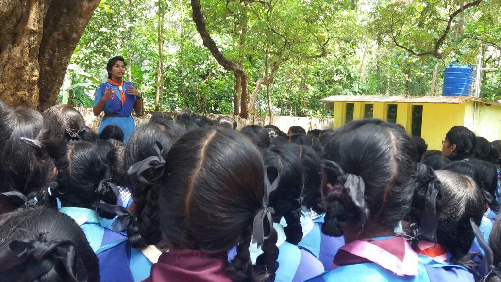 Free Being Me Training class at Rashtrapathi pre test at Chavakkad. 