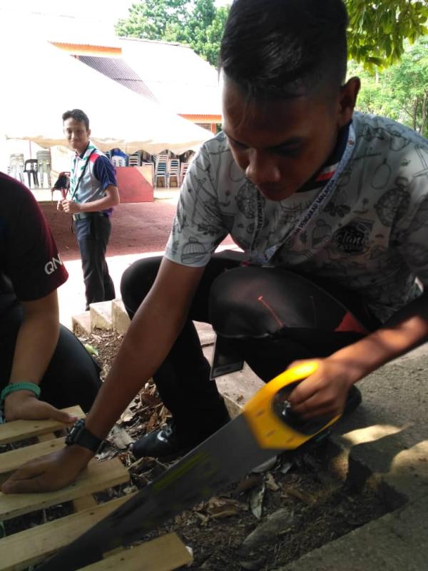 Menghadiri kursus scout of the world award discovery zon utara