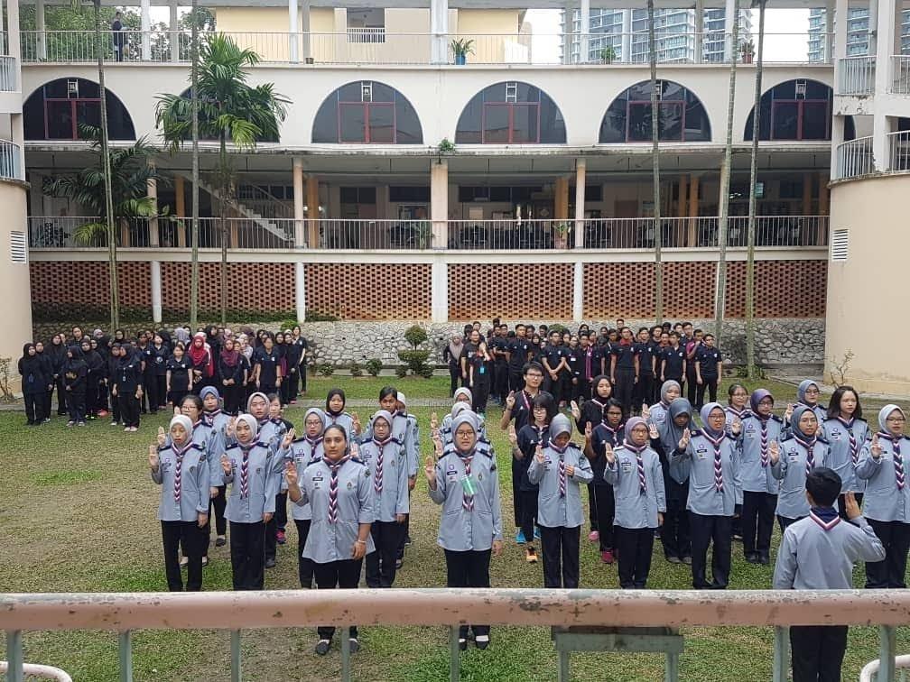 Perhimpunan Pagi Mingguan Unit Beruniform