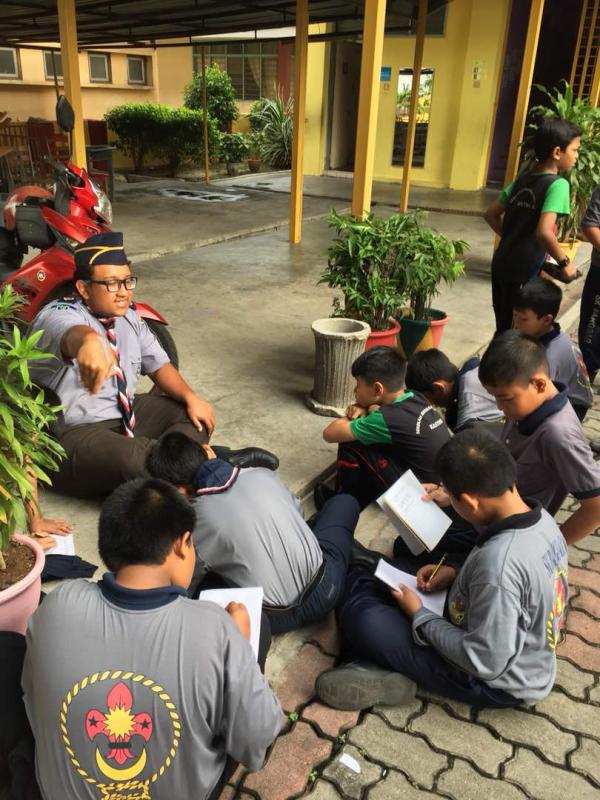 Mengajar Lagu Pengakap di SK Bangsar