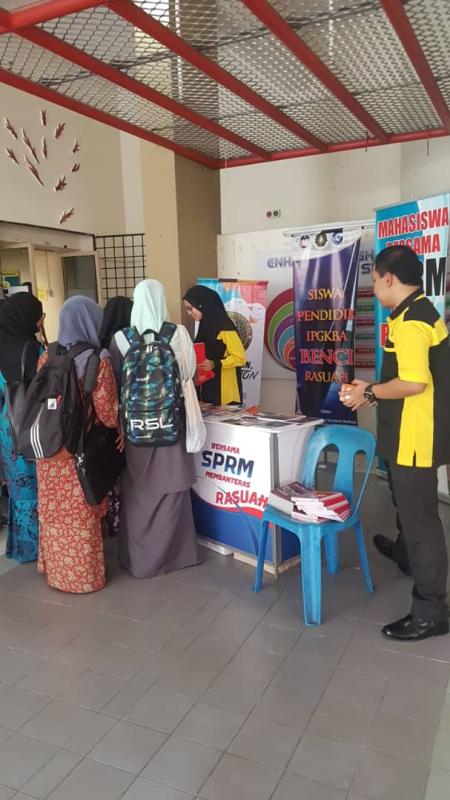 Perhimpunan Rasmi Mingguan IPGKBA Bertemakan Integriti