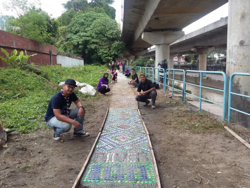 SW Voluntary Service Project: WalkSide By Rovs Project "Rising Together To Save Our Environment" Update 15 (Last Day – Construction Project)