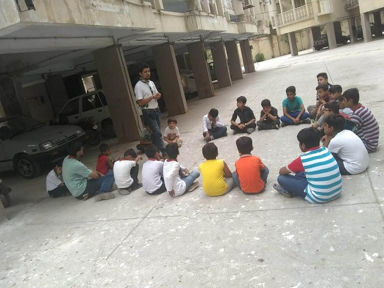 Messenger of Peace (MoP) Activities - at Platinum Scouts Group, Karachi, Sindh Pakistan