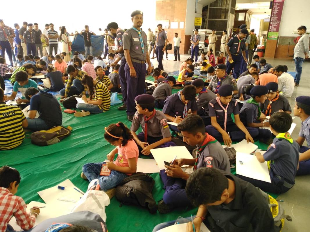 drawing competition on clean india 