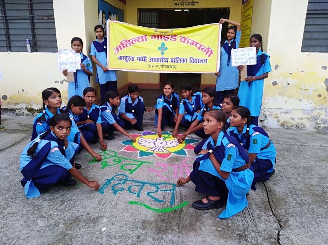 peace day celebration@KGBV Tarun 