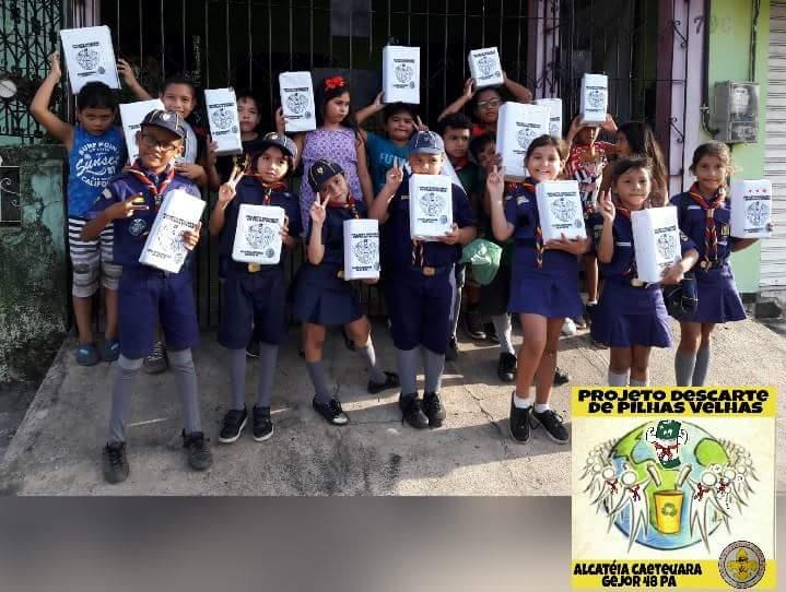 Descarte de pilhas e baterias usadas