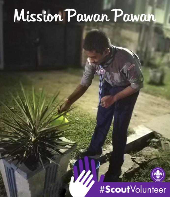 PEACE ACTION BY SCOUTS