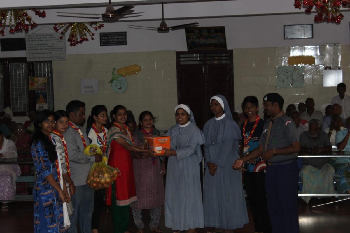 Old age home visit
