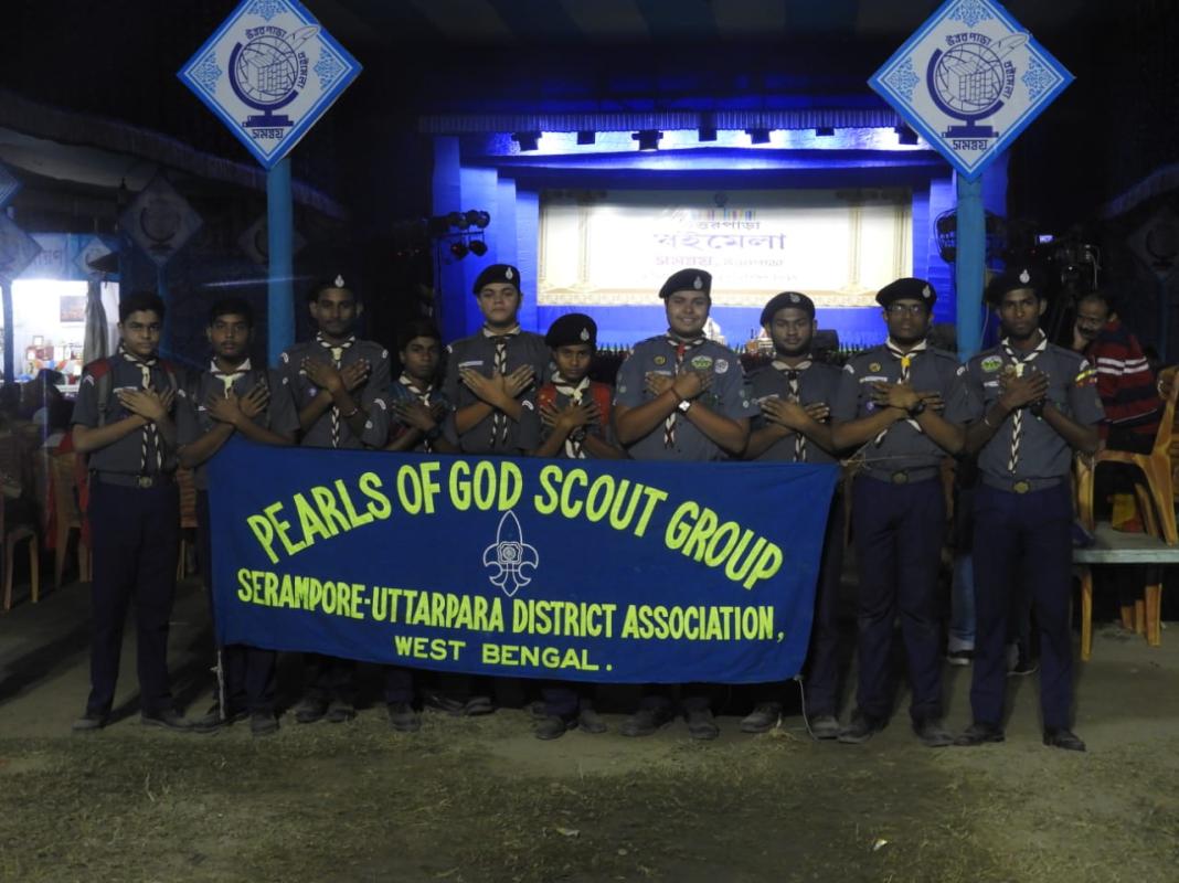 Service at book fair