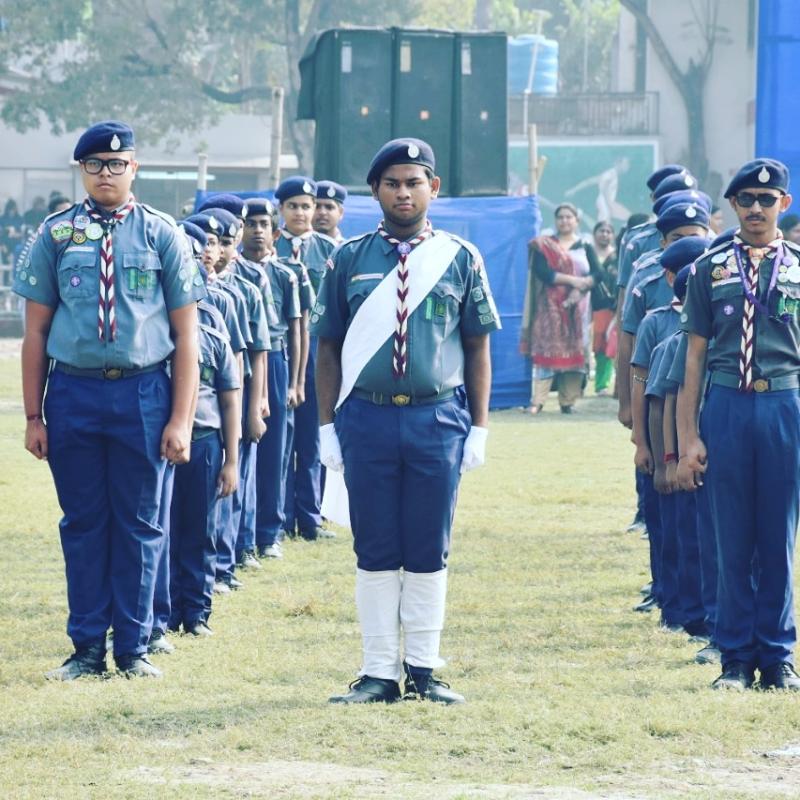 Service cum participation in annual sports 2018